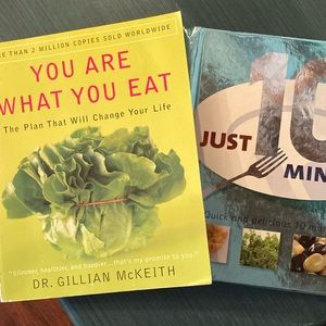 COOKBOOK . “Just 10 Minutes”, Quick easy recipes AND “You are what you eat “